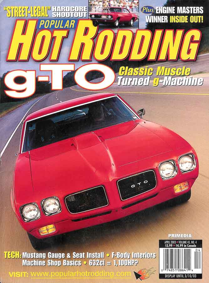 April 2003 Popular Hot Rodding Magazine